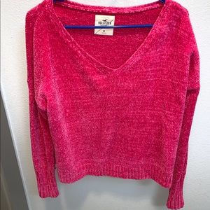 Hollister Hot Pink Crop Sweater US M